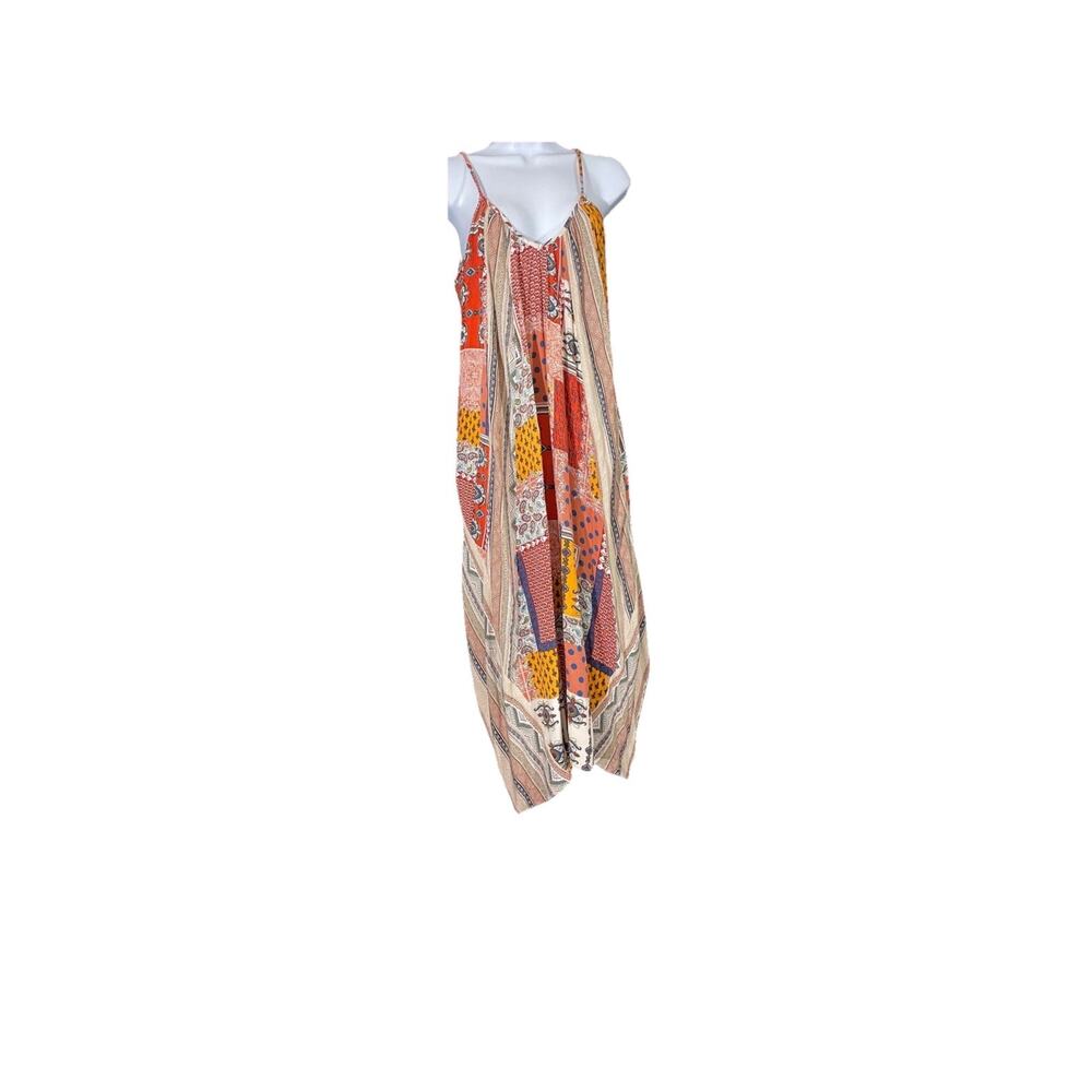 Gigio Tribal Print Midi Sleeveless Dress With Pockets Sz S Boho Artsy‎ Hippie